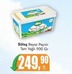 Sütaş Tam Yağlı Beyaz Peynir 900 gr