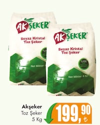 Akşeker Toz Şeker 5 kg