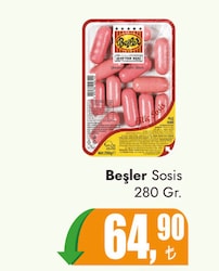 Beşler Sosis 280 gr