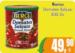 Burcu Domates Salçası 830 gr