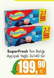 Superfresh Ton Balığı Ayçiçek Yağlı 3x140 g