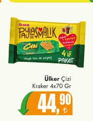 Ülker Çizi Kraker 4x70 g