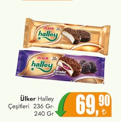 Ülker Halley Çeşitleri 236-240 gr