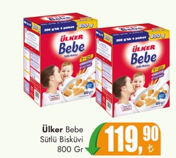 Ülker Bebe Sütlü Bisküvi 800 gr