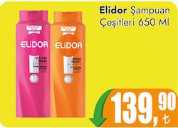 Elidor Şampuan Çeşitleri 650 ml