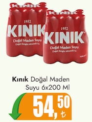 Kınık Doğal Maden Suyu 6x200 ml