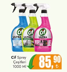 Cif Sprey Çeşitleri 1000 ml