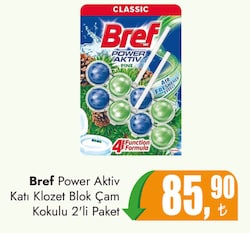 Beef Power Aktiv Katı Klozet Çam Kokulu 2'li Paket