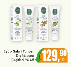 Eyüp Sabri Tuncer Diş Macunu Çeşitleri 90 ml