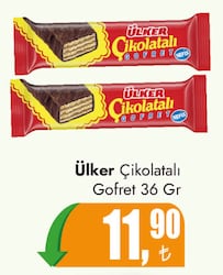 Ülker Çikolatalı Gofret 36 gr