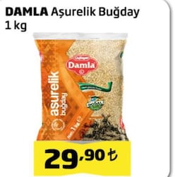 Damla Bakliyat Aşurelik Buğday 1 Kg