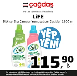 Life By Fakir Bitkisel Bazlı Konsantre Yumuşatıcı 60 Yıkama 1.5 lt