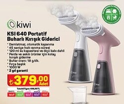 Kiwi KSI 640 Portatif Buharlı Kırışık Giderici