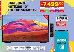 Samsung 40T5300 40 inç Full HD Smart Tv
