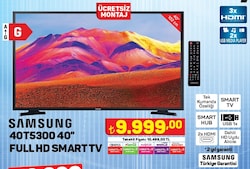 Samsung 40T5300 40 inç Full HD Smart TV