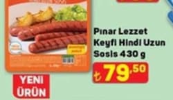 Pınar Lezzet Keyfi Hindi Uzun Sosis 430 g 
