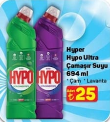 Hyper Hypo Ultra Çamaşır Suyu 694 ml Çeşitleri