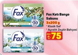 Fax Katı Banyo Sabunu 3x200 g Çeşitleri