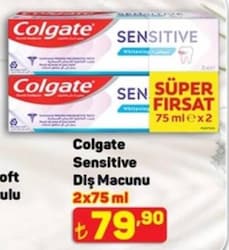 Colgate Sensitive Whitening Diş Macunu 2x75 Ml