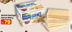 Aktürk Gofret 800 gr Vanilya
