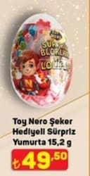 Toy Nero Şeker Hediyeli Süpriz Yumurta 15.2 g 