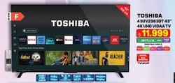 Toshiba 43UV2363DT 43 inç 4K UHD Vidaa Tv 