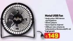 Metal USB Fan 