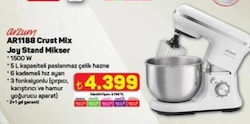 Arzum AR1188 Crust Mix Stand Mikser 1500 W