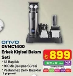 Onvo OVMC1400 Erkek Kişisel Bakım Seti