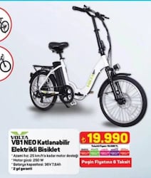Volta VB1 Neo 250 W Katlanabilir Elektrikli Bisiklet
