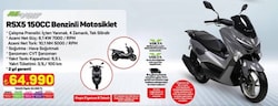 Revolt RSX5 150 CC Benzinli Motosiklet 