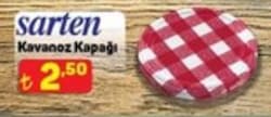 Sarten Kavanoz Kapağı