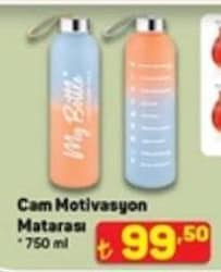 Cam Motivasyon Matarası 750 ml