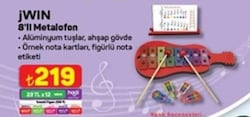 Jwin 8'li Gitar-Radyo Metalofon