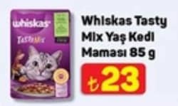 Whiskas Tasty Mix 85 gr Yetişkin Kedi Yaş Maması
