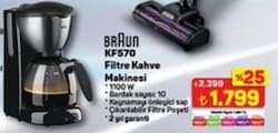 Braun KF570 CafHouse Pure AromaDeluxe Filtre Kahve Makinesi