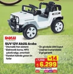 Dolu SUV 12V Akülü Araba