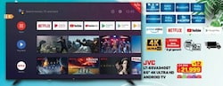 JVC LT-65VA3405T 4K Ultra HD 65' 165 Ekran Uydu Alıcılı Android Smart LED TV