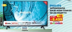 Philips 32PHS6009 HD 32' 82 Ekran Uydu Alıcılı Smart LED TV