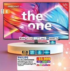 Philips 55PUS8909 4K Ultra HD 55' 140 Ekran Uydu Alıcılı Smart LED TV