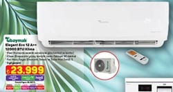 Baymak Elegant Eco 12 A++ 12000 BTU Inverter Duvar Tipi Klima
