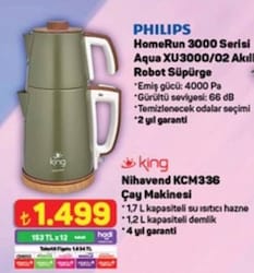 King KCM336 Nihavend Çay Makinesi