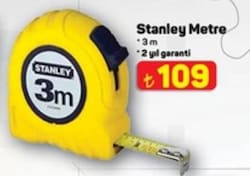 Stanley 1-30-487 3 m Şerit Metre
