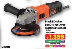 Black+Decker BEG010-QS 710 W Avuç Taşlama Makinesi