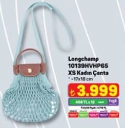 Longchamp 10139HVHP65 Kadın Çanta XS Yeşil