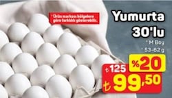 Yumurta 30'lu M boy 53-62 g