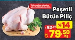 Poşetli Bütün Piliç kg