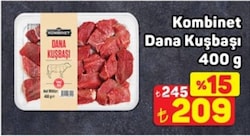Kombinet 400 gr Dana Kuşbaşı