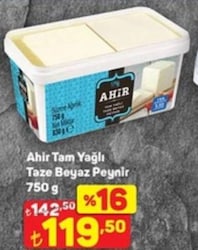 Ahir 750 gr Beyaz Peynir