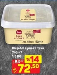Birşah 1500 gr Kaymaklı Yoğurt
